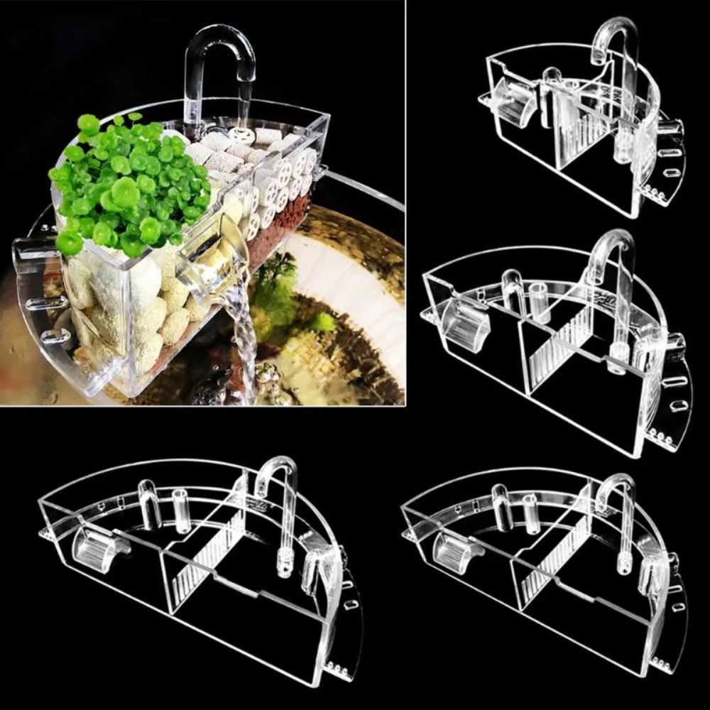 Reef Tank Filter - 3-in-1 Externer Filterkasten zum Aufhängen, hochtransparenter