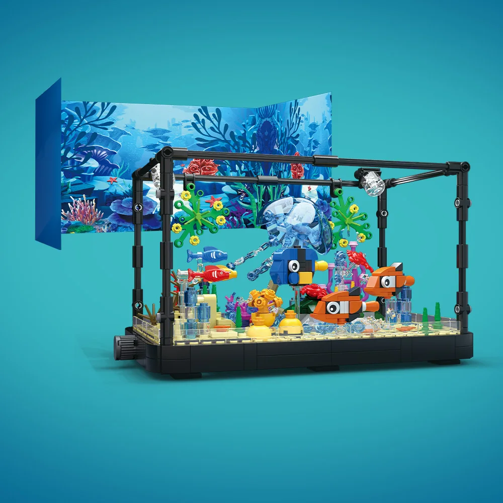 Aquarium-Baustein-Set mit Lich – Marine Aquarium Bewertung und Preis